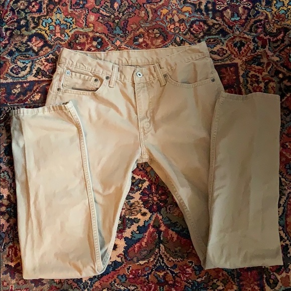 levi 511 khaki pants